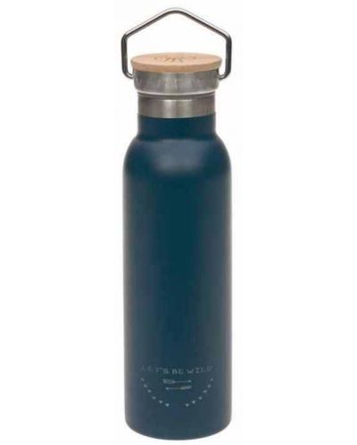 Sticlă de metal Lassig - Adventure, 460 ml, albastră - 1