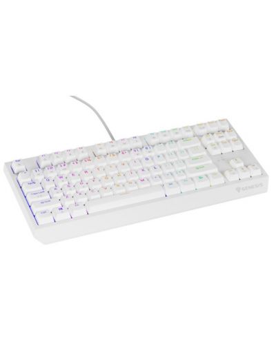 Tastatură mecanică Genesis - Thor 230 TKL, Outemu Brown, RGB, alb - 8