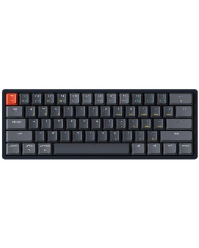Tastatura mecanica Keychron - K12 H-S, Gateron Brown, RGB, neagra - 1