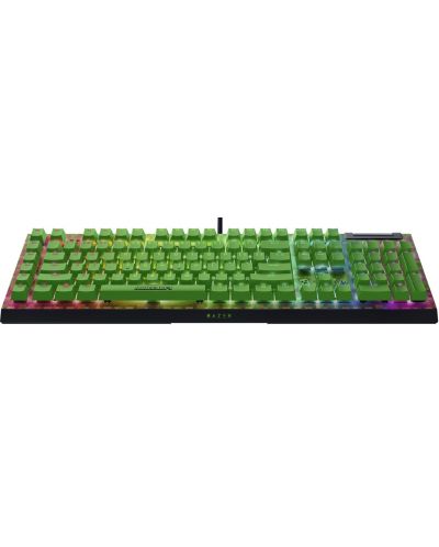 Tastatură mecanică Razer - BlackWidow V4 X, Green, RGB, Minecraft