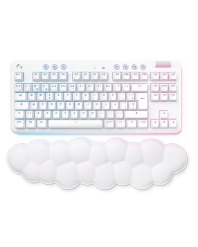 Tastatura mecanica Logitech - G715, Tactile, RGB, Off White - 1
