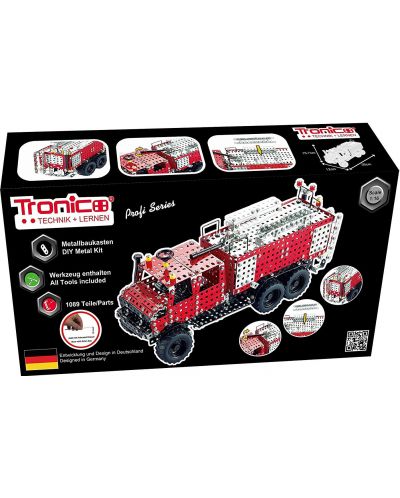 Constructor metalic Tronico - Profi, masina de pompieri - 1