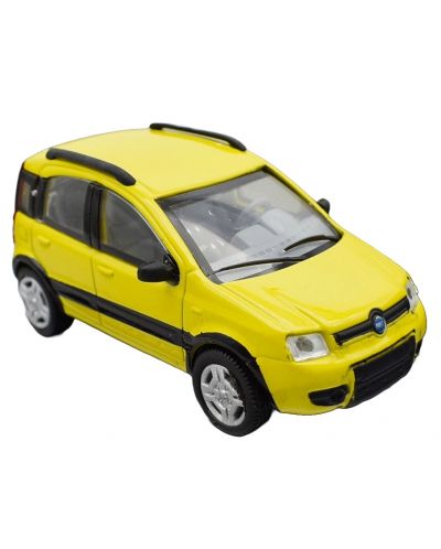 Mașinuță metalică Newray - Fiat Panda 4x4, galbenă, 1:43 - 2