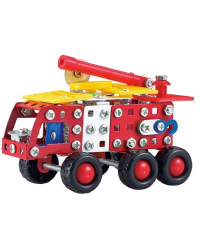 Set de construit metalic Tronico - Camioane de pompieri, 7 in 1 - 6