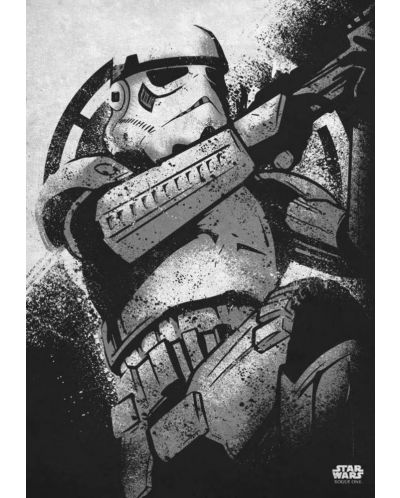 Poster metalic Displate - rogue one Stormtrooper - 1