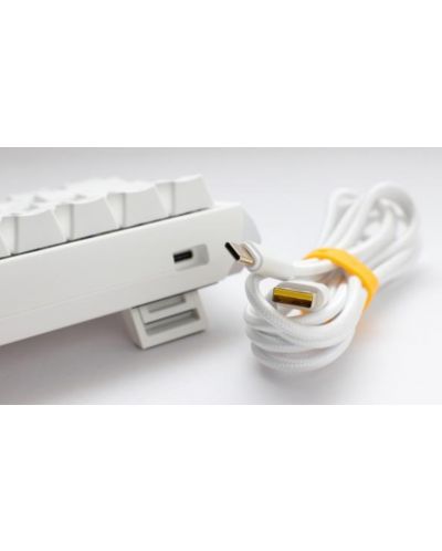 Tastatură mecanică Ducky - One 3 Pure White SF, Clear, RGB, albă - 6