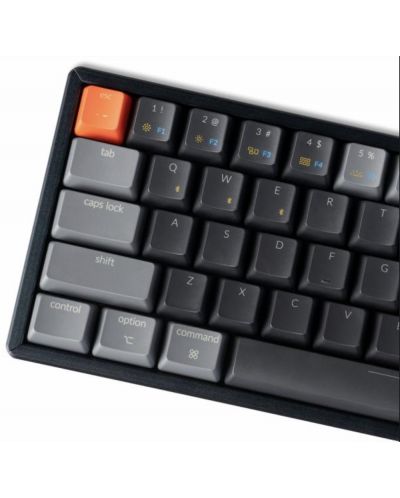 Tastatură mecanică Keychron - K12, fără fir, Blue, RGB, gri - 3