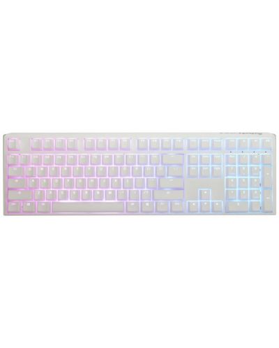 Tastatură mecanică Ducky - One 3 Pure White, Clear, RGB, alb - 1
