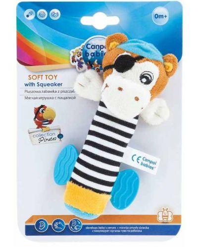 Jucărie moale cu fluier Canpol - Pirate Monkey - 2