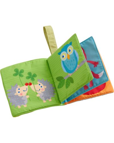 Haba Soft Baby Book - Animale în pădure - 2