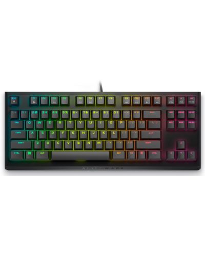 Tastatură mecanică Alienware - AW420K, Cherry MX, RGB, neagră - 1