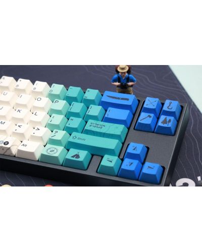 Tastatura mecanica Ducky - Varmilo MIYA Pro Summit V2, Rosu, albastru/alb  - 4