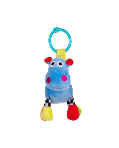 Jucărie cu zornăit moale Canpol - Crazy Animals, Hippo - 1