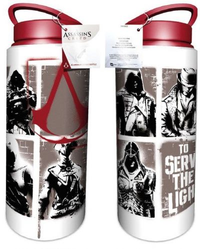 Sticla pentru apa GB Eye Assassin's Creed - Stencil, Metalica - 2