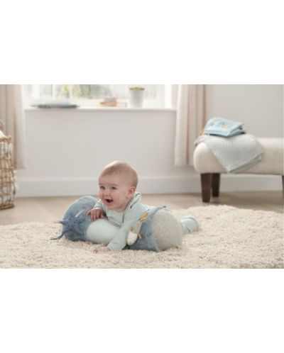 Jucărie moale Mamas & Papas - Tummy Time Roll, Welcome to the world, Grey - 2