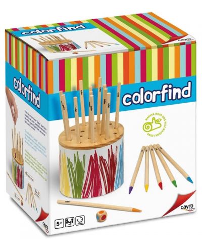 Joc de memorie Cayro - Culori, cu 18 bastoane colorate - 1