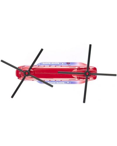 Jucarie metalica Siku - Elicopter de transport, rosu - 4