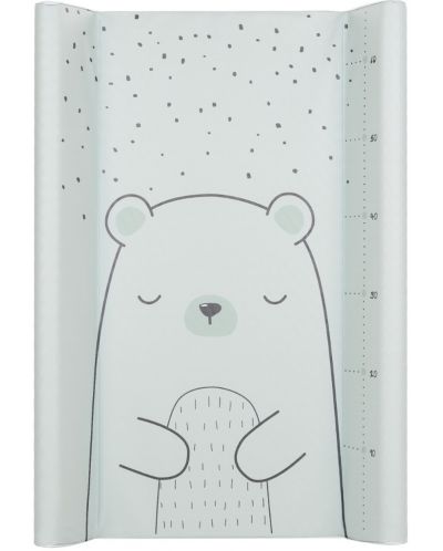 Salteluță moale de înfășat KikkaBoo - Bear with me, Mint, 70 x 50 cm - 1