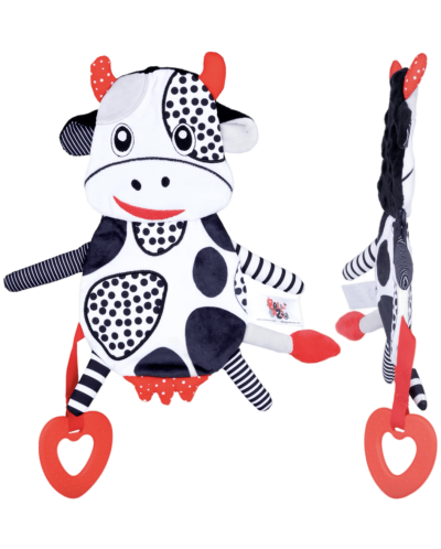 Jucărie moale Bali Bazoo - Vacă contrastantă - 3