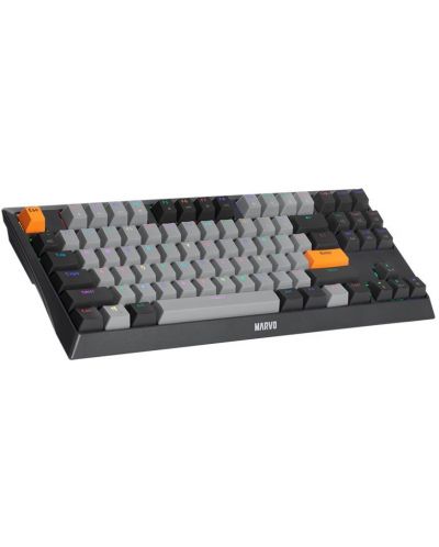 Tastatură mecanică Marvo - KG980-B, Blue switches, RGB, neagră - 4