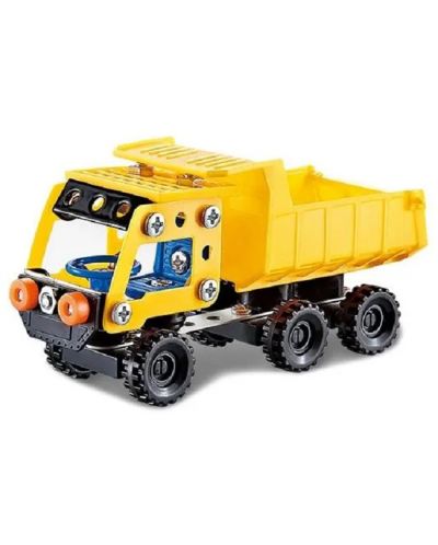 Constructor metalic Feng Build and Play - Camion, 65 de piese - 2