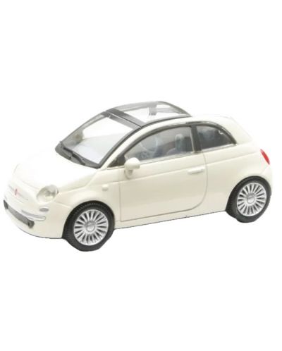 Mașinuță din metal Newray - FIAT 500, alb, 1:43 - 1