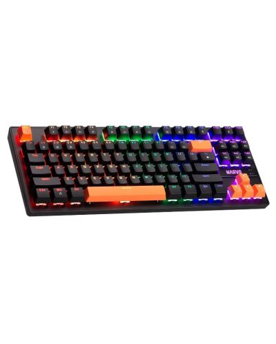 Tastatură mecanică Marvo - KG901C TKL, Jixian Blue, neagră - 3