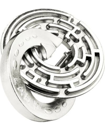 hana‼️ Puzzle logic metalic Hanayama - Mini Huzzle Cast Laby, silver
