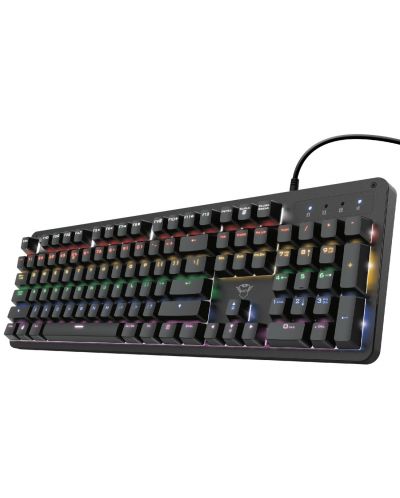Tastatura mecanica Trust - GXT 863, Outemu Red, LED, neagra - 1