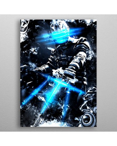 Poster metalic Displate - Dead Space - White noise - 3