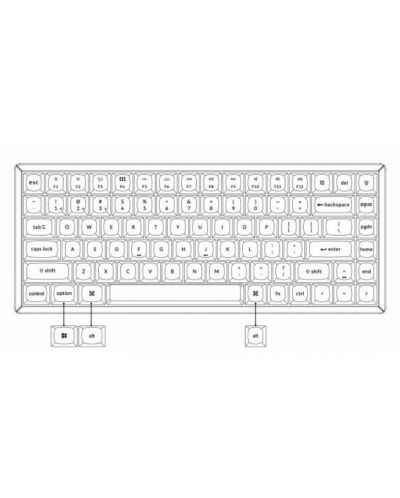 Tastatură mecanică Keychron - K2 Pro, H-S, Clicky, RGB, neagră - 3