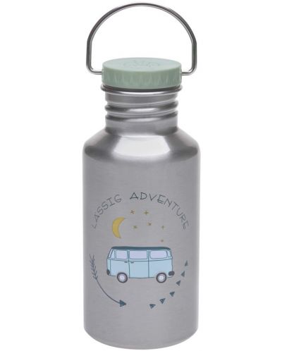 Sticlă de metal Lassig - Adventure Bus, 500 ml - 2