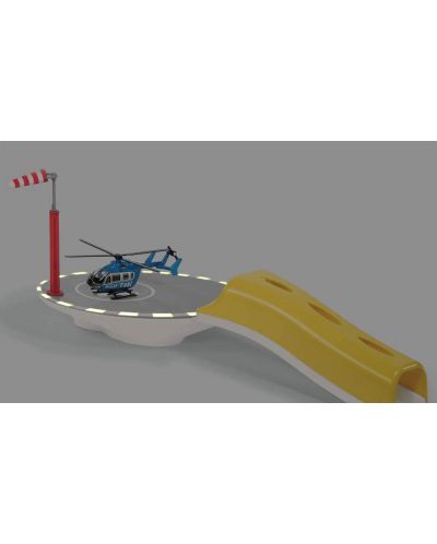 Jucărie metalică Siku - Elicopter-taxi cu rampă de aterizare  - 5