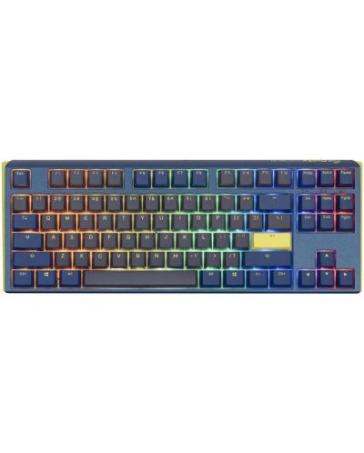 Tastatura mecanica Ducky - One 3 Daybreak TKL, MX Silver, albastra - 1
