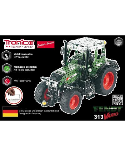 Constructor metalic Tronico - Seria Junior, tractor Fendt 313 Vario - 2