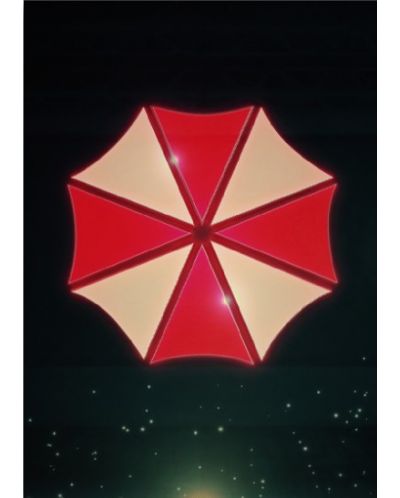 Poster metalic Displate - 3D umbrella corp Emblem - 1