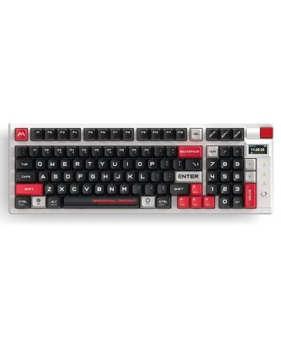 Tastatură mecanică Marvo - Monka Storm KG991W, безжична, RGB,  albă - 1