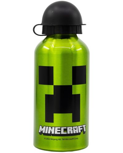 Sticlă metalică Minecraft - 400 ml - 2