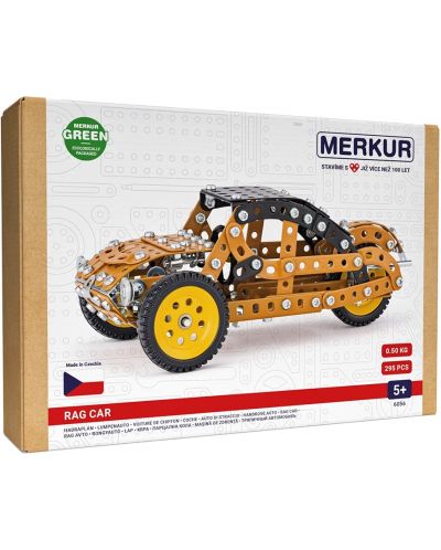 Constructor de metal  Merkur - Mașină cu motor cu reacție, 295 piese - 1