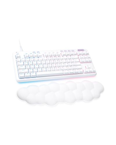 Tastatură mecanică Logitech - G713, Tactile RGB, US, Off White - 3