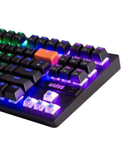 Tastatură mecanică Marvo - KG901C TKL, Jixian Blue, neagră - 6