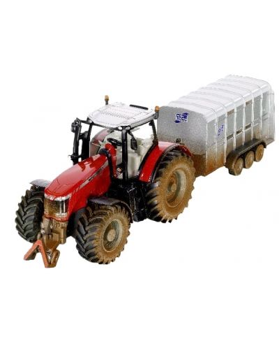 Jucarie metalica Siku - Tractor Massey Fergusson MF8680 - 1