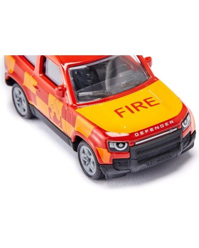 Jucărie metalică Siku - Land Rover Defender Feuerwehr - 2