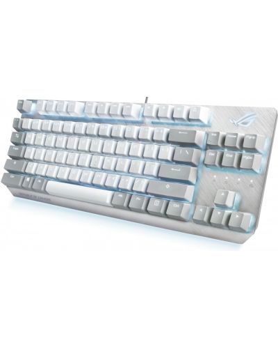 Tastatura mecanica ASUS - ROG Strix Scope NX TKL, RGB, alb/gri - 3