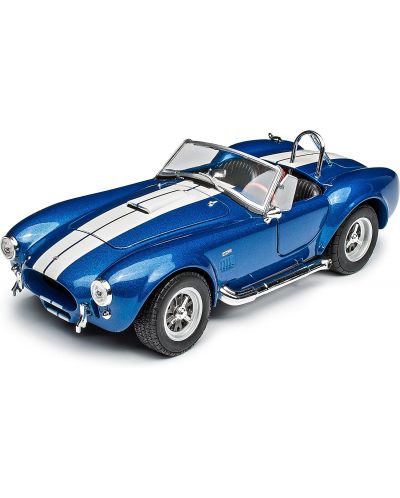 Mașină din metal Welly - Shelby Cobra 427, 1:24, albastru - 1