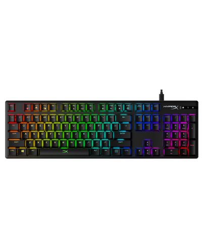 Tastatură mecanică HyperX - Alloy Origins, HyperX Aqua, RGB, negru - 1