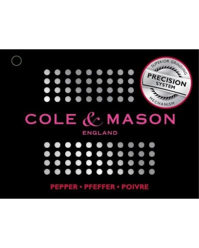 Cole & Mason moară de piper + sare - "Cube", 14,5 cm - 2
