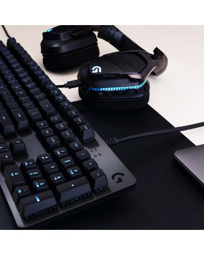 Tastatura gaming Logitech - G512 Carbon, GX Brown Tacticle, neagra - 11