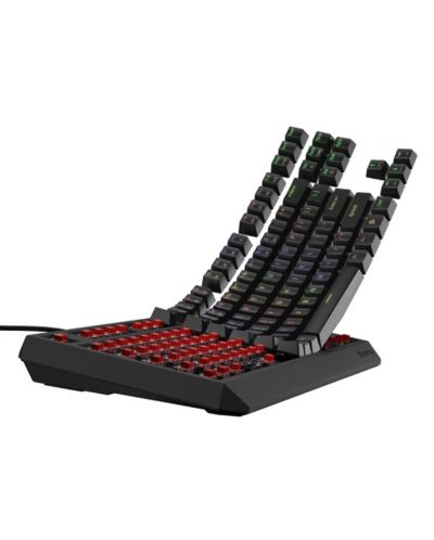 Tastatură mecanică Genesis - Thor 230 TKL, Outemu Red, RGB, negru - 4