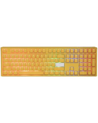 Tastatura mecanica Ducky - One 3 Yellow, MX Silent Red, galbena - 1